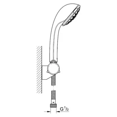 Душевой гарнитур Grohe Relexa Champagne (28843000) 1