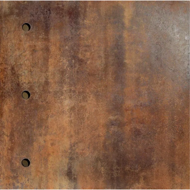 Metal Copper Lappato Circle-3 59.55x59.55 0