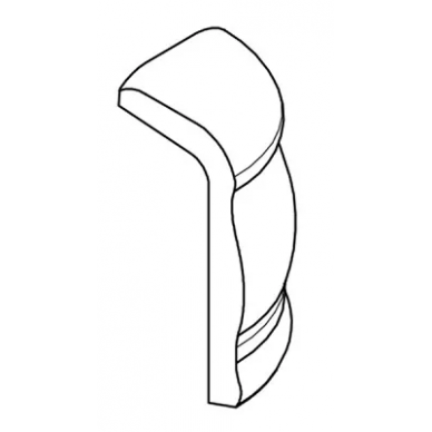 1009500 C-CAP (Spigolo esterno 3) Minio 3x6 0