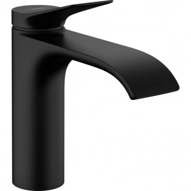 Смеситель для раковины Hansgrohe Vivenis (75020670) с донным клапаном,  матовый черный 0
