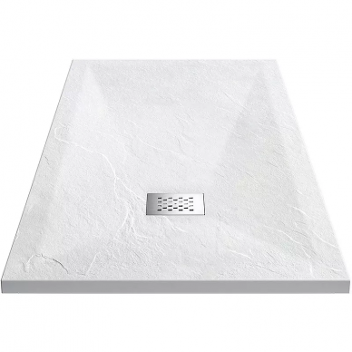 Поддон для душа Vincea (VST-4SR9010W) 100x90 см, белый матовый 5