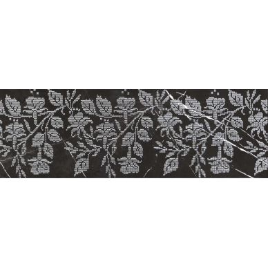 Geneva black Декор 01 25х75 0