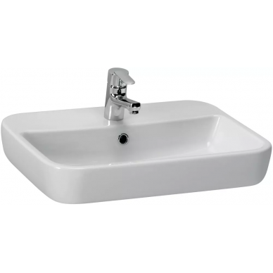 Раковина накладная Cersanit Caspia (S-UM-CAS60/1-S-w) 60 см, белая 0