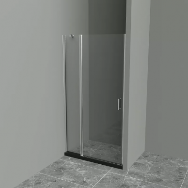 Душевая дверь BelBagno Uno 90 (UNO-B-12-30+60-C-Cr) профиль хром/стекло прозрачное 1