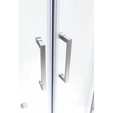 Душевой уголок Cezares Molveno (MOLVENO-AH-11-160/100-C-Cr-IV) профиль хром/стекло прозрачное 3
