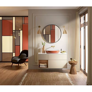 Раковина накладная Villeroy & Boch Artis (419861BCW8) (61 см) Rust (белый/терракотовый) 6