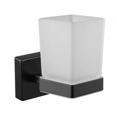 Стакан Rainbowl Cube (2784-5BP) матовое стекло/чёрный матовый 0