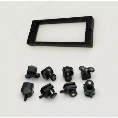 Душевой уголок RGW Classic CL-48-1B (CL-14B+Z-060-1B) (120x100) профиль чёрный/прозрачное стекло 1