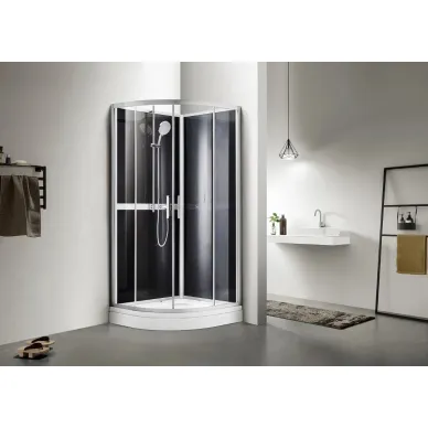 Душевая кабина Azario Denver (AZ-N10812 900) (90х90) профиль серый/стекло прозрачное 1