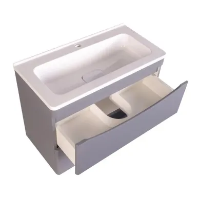 Тумба для ванной Style Line Бергамо Мини СС-00002319 70 см подвесная, антискрейтч серый 3