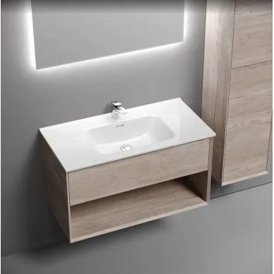 Тумба для ванной Sancos Marmi 1.0 MR1.090EG 89см, дуб галифакс натуральный 6
