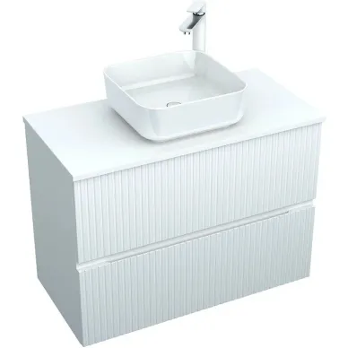 Тумба для ванной Aquanet Джейн 313287 90 см, белая матовая 10