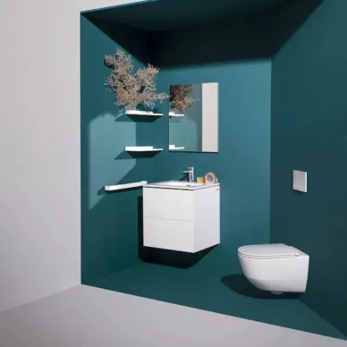 Laufen Pro Унитаз подвесной, безободковый, 53х36х34см., покрытие LLC, цвет: белый 12
