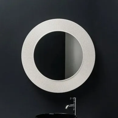 Laufen Kartell Зеркало круглое d=78см, настенное, без подсветки, цвет: белый 3.8633.1.090.000.1 7