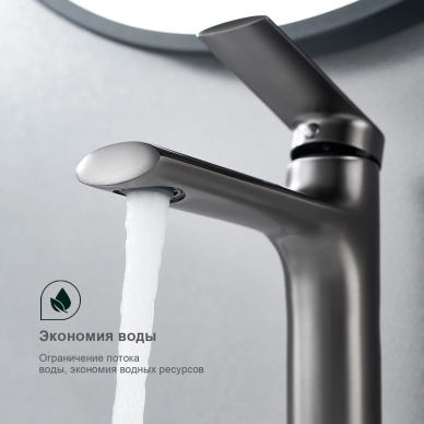 Смеситель для раковины Splenka S50 S50.10.09 графит 5