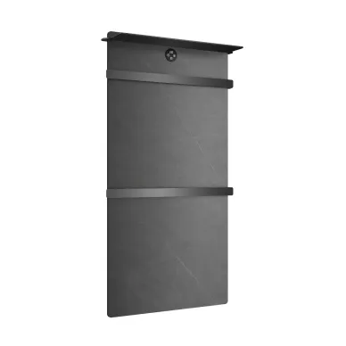 Полотенцесушитель электрический Wonzon & Woghand Stuttgart WW-A504G-GM 400х800 мм, серый мрамор/темный графит 0