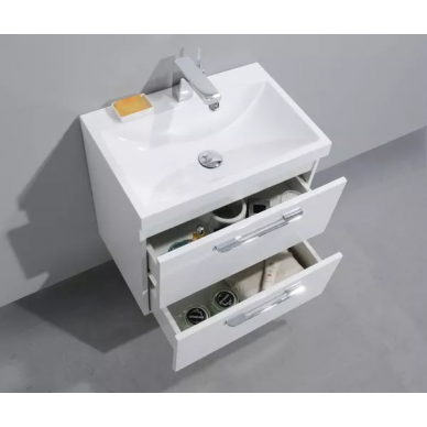 Тумба для ванной Belbagno Tongo (TONGO-600-2C-SO-RW) темное дерево 2