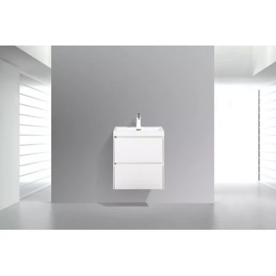 Тумба для раковины BelBagno Pietra Mini (PIETRA MINI-500-2C-SO-BL) (49.4x39.5) белый глянцевый 0