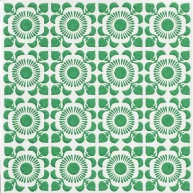 WW91L1 Green On White Wonder Lux 1 20x20 0