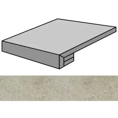 Limestone Fossil Gris Natural Gradone Recto 44.63x44.63 0