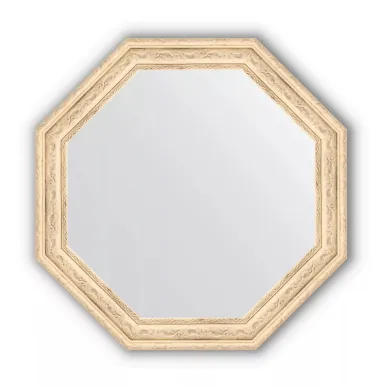 Зеркало Evoform Octagon (BY 3685) в багетной раме, слоновая кость (49,8х49,8 см) 0