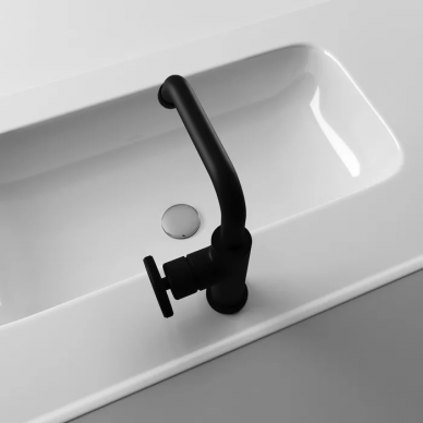 Смеситель для раковины Iddis Grange (GRABLR0i01) черный матовый 6