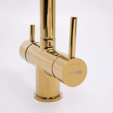 Смеситель для кухни Wasserkraft (A8377) под фильтр, глянцевое золото 8