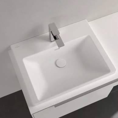 Раковина Villeroy & Boch Subway 3.0 (4A706GRW) (60 см) Stone White 6