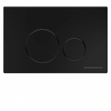 Инсталяция Ceramicanova Envision (CN4002_1001B_1000) с унитазом Metropol Rimless, чёрная матовая кнопка 6