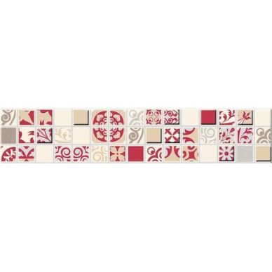 Vento Carmine Mosaic бордюр 30x6.2 0