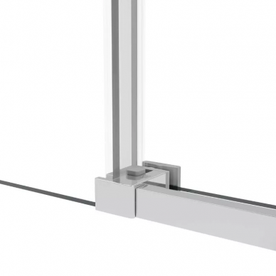 Душевой уголок Vincea Slim Soft (VSR-1SS1015CL) 150х100х200 см, профиль хром/стекло прозрачное 5