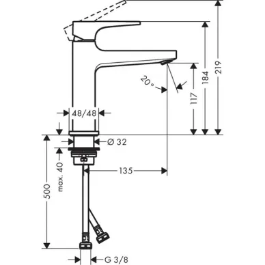 Смеситель для раковины Hansgrohe Metropol 32507990 полированное золото 4