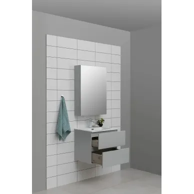 Тумба для ванной Aquanet Алвита New 277512 60 см, серая матовая 8