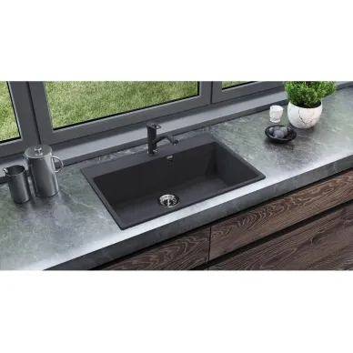 Мойка кухонная Ulgran Quartz  (Forte 760-08) космос 2