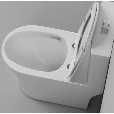 Унитаз напольный Grossman Thin Rim GR-5607SQ смыв Торнадо, безободковый, с тонким сиденьем микролифтом 4