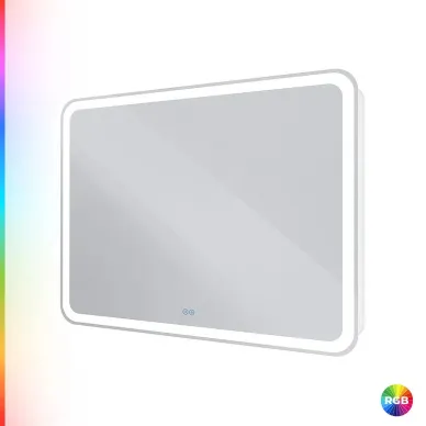 Зеркало Cezares Multicolore CZR-SPC-MC-1200-800-RGB-TCH 120x80 см, с подсветкой RGB и сенсорным выключателем, с памятью 5