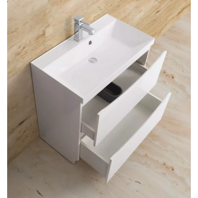 Тумба для ванной Belbagno Marino 60 (Bianco Lucido) (напольный) 5