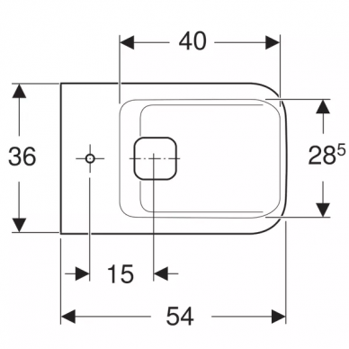 Биде подвесное Geberit myDay (235450) 5