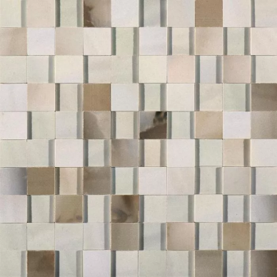 739966 ALABASTRI Bamboo Mosaico 3D 3x3 Lap Ret 30x30 0