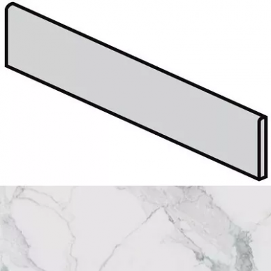 747888 I Classici Statuario Battiscopa Glossy 6mm 4.6x80 0
