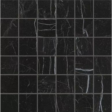 fNGG Roma Diamond Nero Reale Macromosaico 30x30 0