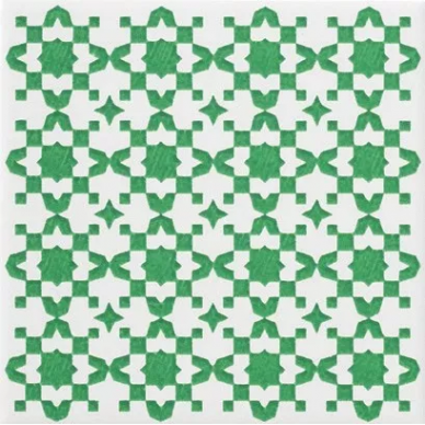 WW91M3 Green On White Wonder 3 20x20 0