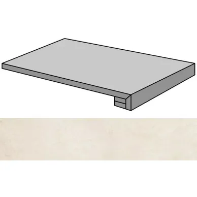 Evolution White Lappato Gradone Rec-30 29.75x59.55 0