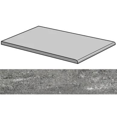Vulcania Domotec Antracita Estruc.Peldano-30 29.75x59.55 0