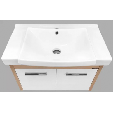 Тумба для ванной Comforty Киото-75 П (75x55x47 см), сосна лоредо 1