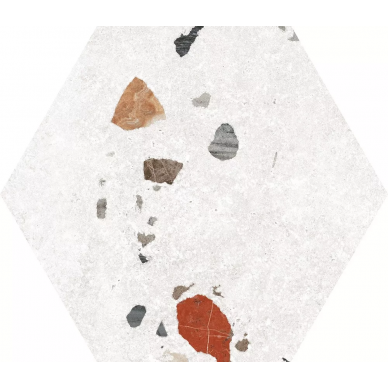 Sonar White Hexagonal 22x25 0