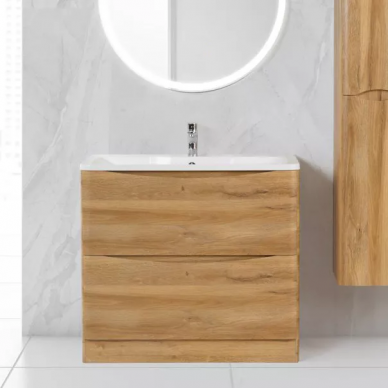 Тумба для ванной Belbagno Aqua (ACQUA-900-2C-PIA-RR) (90 см) напольная, Rovere Rustico 10