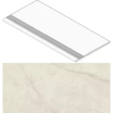 AGHO Marvel Calacatta Perla Gradino 120 Matt 30x120 0