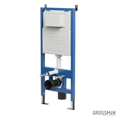 Инсталляция для подвесного унитаза Grossman 900.K31.01.000+клавиша 700.K31.04.32M.32M+унитаз GR-4411S 6