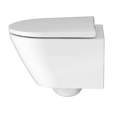 Duravit D-Neo Унитаз подвесной 48х37см, безободковый, сиденье микролифт, цвет: белый 45880900A1 (2588090000+0021690000) 6